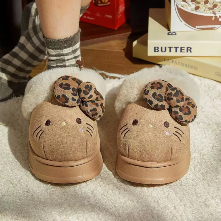 Hello Kitty Plush Slippers
