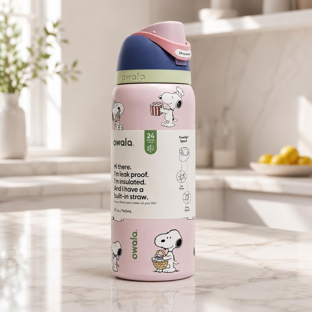 Snoopy 32oz FreeSip